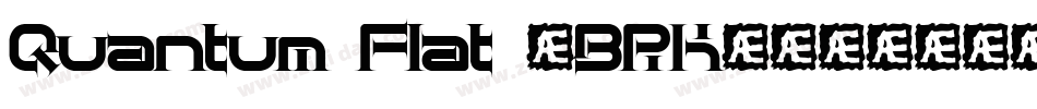 Quantum Flat (BRK)字体转换